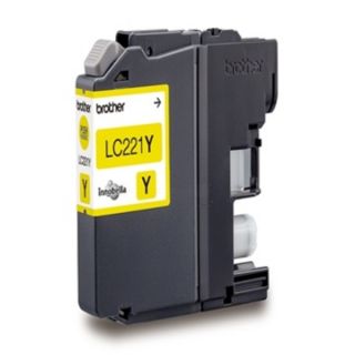 LC221Y - cartouche de marque Brother - jaune