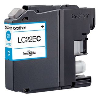 LC22EC - cartouche de marque Brother - cyan