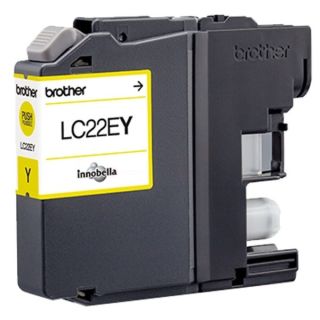 LC22EY - cartouche de marque Brother - jaune