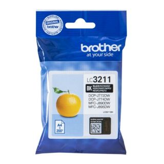 LC3211BK - cartouche de marque Brother - noire