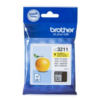 LC3211Y - cartouche de marque Brother - jaune