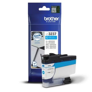 LC3237C - cartouche de marque Brother - cyan