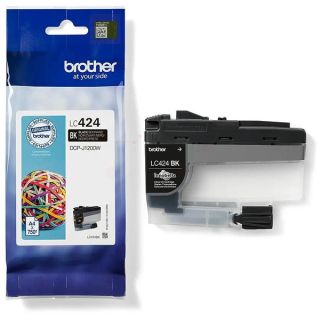 LC424BK - cartouche de marque Brother - noire
