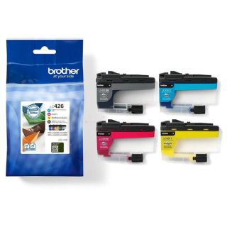 LC426VAL - cartouches de marque Brother - multipack 4 couleurs : noire, cyan, magenta, jaune