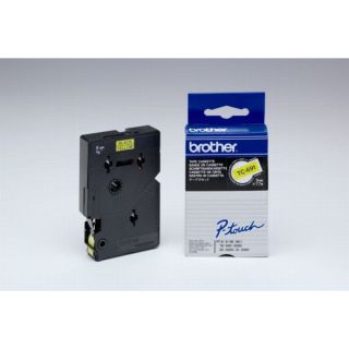 TC691 - ruban cassette de marque Brother - noir, jaune