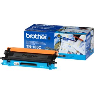 TN135C - toner de marque Brother - cyan