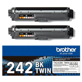 TN242BKTWIN - toner de marque Brother - noir - pack de 2