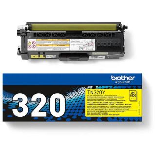 TN320Y - toner de marque Brother - jaune