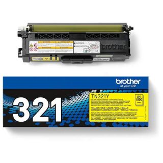 TN321Y - toner de marque Brother - jaune