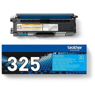 TN325C - toner de marque Brother - cyan