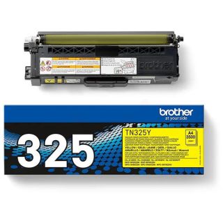 TN325Y - toner de marque Brother - jaune
