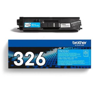 TN326C - toner de marque Brother - cyan