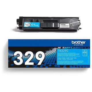 TN329C - toner de marque Brother - cyan