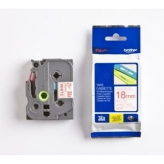 TZE242 - ruban cassette de marque Brother - rouge, blanc