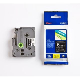 TZE315 - ruban cassette de marque Brother - noir, blanc