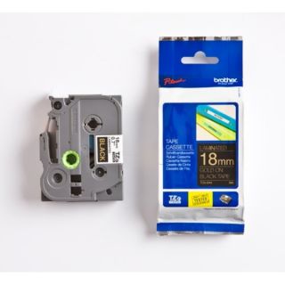TZE344 - ruban cassette de marque Brother - noir, or