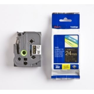 TZE354 - ruban cassette de marque Brother - noir, or