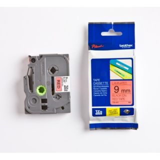TZE421 - ruban cassette de marque Brother - noir, rouge