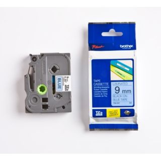 TZE521 - ruban cassette de marque Brother - noir, bleu