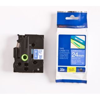 TZE555 - ruban cassette de marque Brother - bleu, blanc