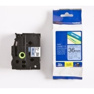 TZE561 - ruban cassette de marque Brother - noir, bleu