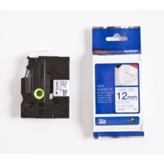 TZEFA3 - ruban cassette de marque Brother - bleu, blanc