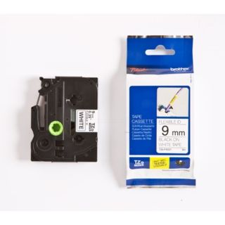 TZEFX221 - ruban cassette de marque Brother - noir, blanc