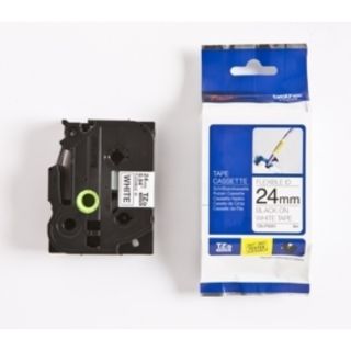 TZEFX251 - ruban cassette de marque Brother - noir, blanc