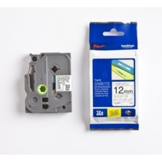 TZEM31 - ruban cassette de marque Brother - noir, transparent
