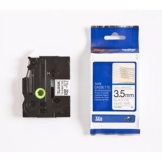 TZEN201 - ruban cassette de marque Brother - noir, blanc