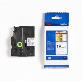 TZEN241 - ruban cassette de marque Brother - noir, blanc