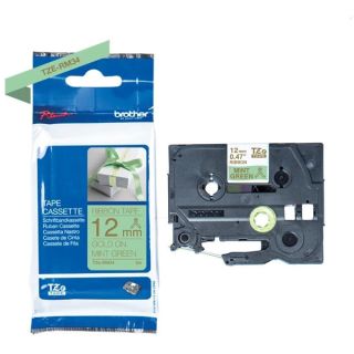TZERM34 - ruban cassette de marque Brother - vert, or