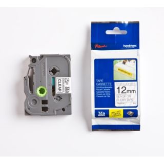 TZES131 - ruban cassette de marque Brother - noir, transparent
