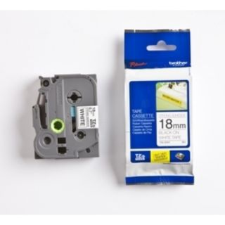 TZES241 - ruban cassette de marque Brother - noir, blanc