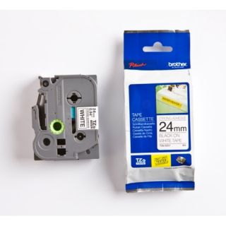 TZES251 - ruban cassette de marque Brother - noir, blanc