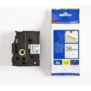 TZES261 - ruban cassette de marque Brother - noir, blanc