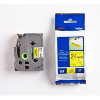 TZES651 - ruban cassette de marque Brother - noir, jaune
