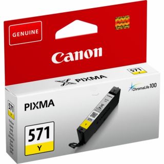 0388C001 / CLI-571 Y - cartouche de marque Canon - jaune