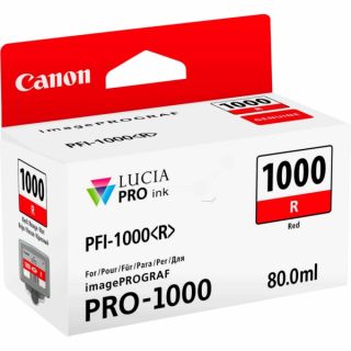 0554C001 / PFI-1000 R - cartouche de marque Canon - rouge