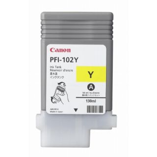 0898B001 / PFI-102 Y - cartouche de marque Canon - jaune