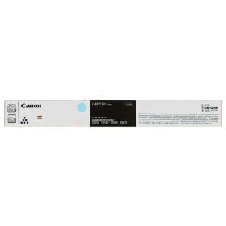 3767C002 / C-EXV 58 L C - toner de marque Canon - cyan