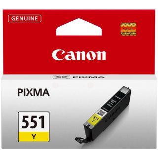 6511B001 / CLI-551 Y - cartouche de marque Canon - jaune
