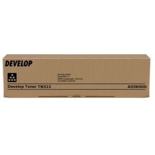 A33K0D0 / TN-322 - toner de marque Develop - noir
