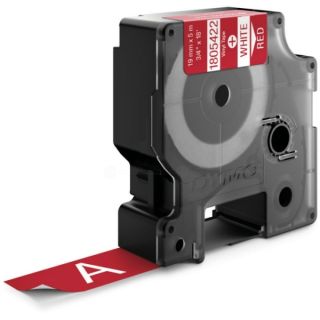 1805422 - ruban de marque Dymo - rouge, blanc