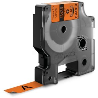 18435 / S0718490 - ruban de marque Dymo - noir, orange