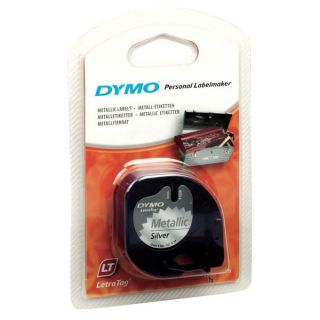 91208 / S0721730 - ruban cassette de marque Dymo - argenté