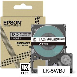 C53S672063 / LK-5WBJ - ruban cassette de marque Epson - noir, blanc