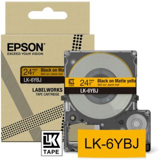 C53S672076 / LK-6YBJ - ruban cassette de marque Epson - noir, jaune