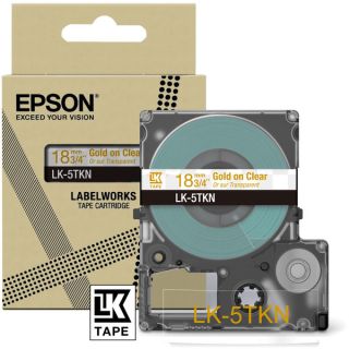 C53S672097 / LK-5TKN - ruban cassette de marque Epson - transparent, or