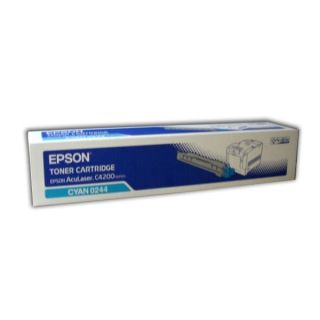 C13S050244 / 0244 - toner de marque Epson - cyan